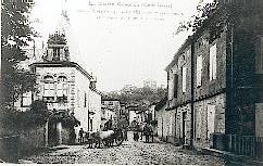 La calle del castillo, en el siglo pasado